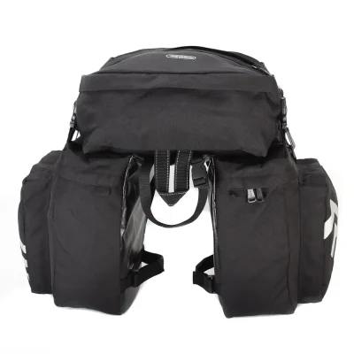 ROSWHEEL Bicycle Bag 37L MTB Mountain Bike Rack Bag 3 in 1 Multifunction Road Bike Panniers Rear Seat Trunk Bag
